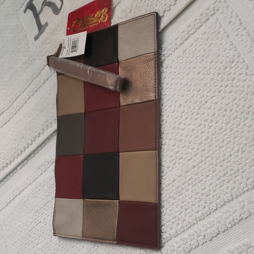 CARLOS SANTANA MULTI-COLORED LARGE CLUTCH